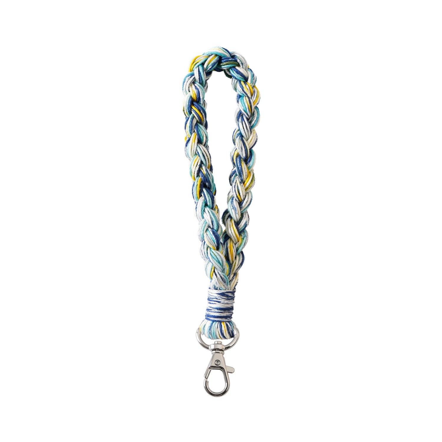 Wholesale Colorful Hand Woven Lanyard Keychain