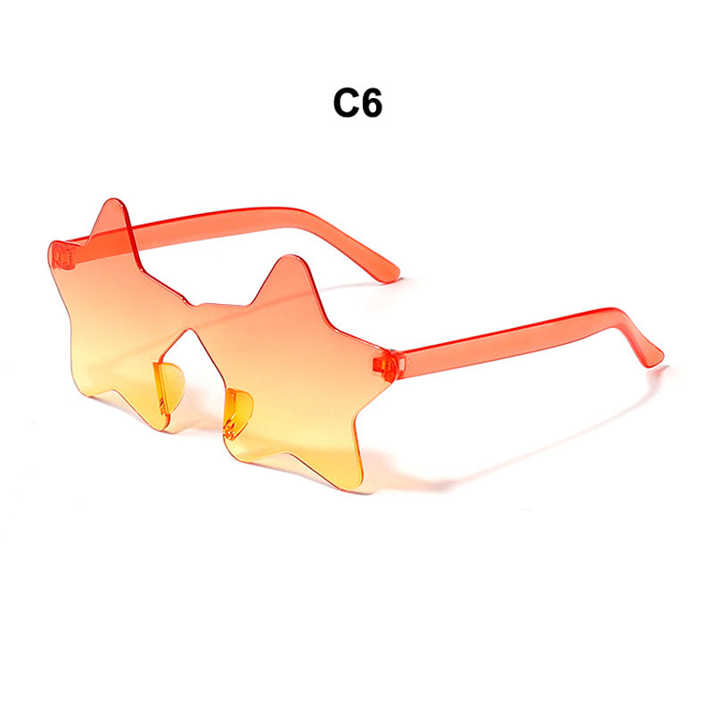 Wholesale PC Star Sunglasses Integrated Frameless Sunglasses