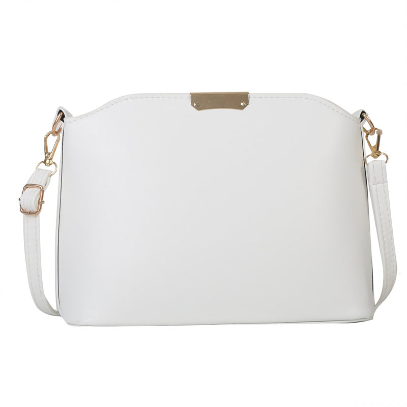 Wholesale PU Solid Color Shoulder Bag