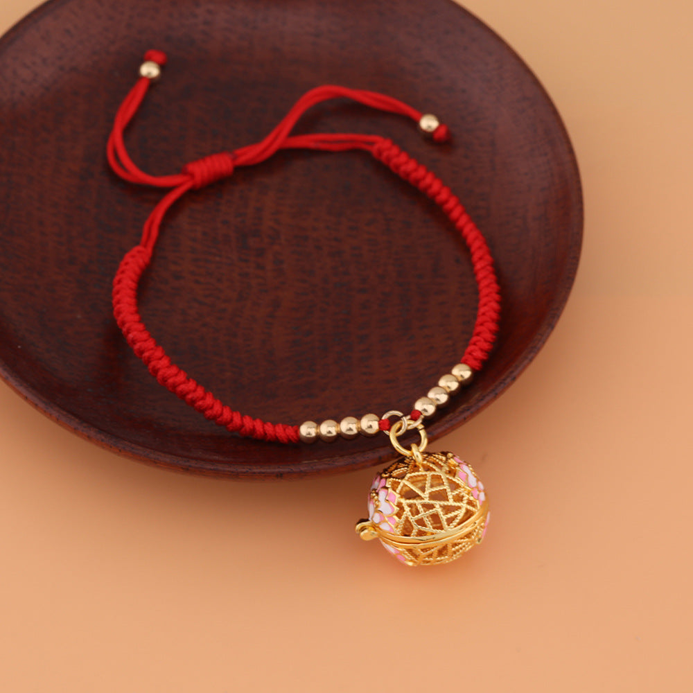 Wholesale Antique Enamel Diffuser Copper Bracelet