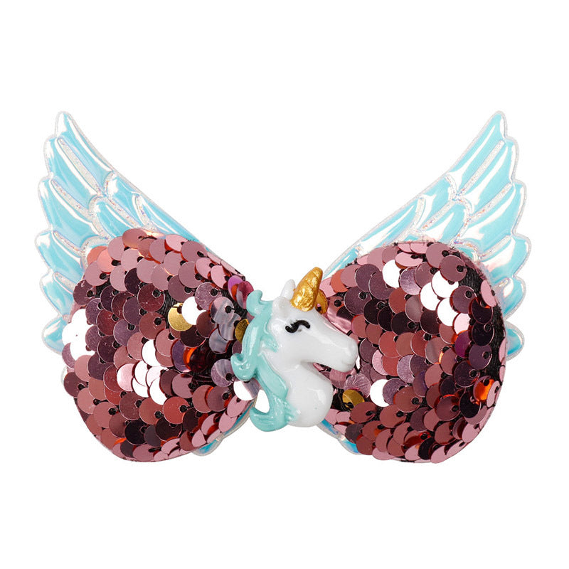 Wholesale 10PCS Milu Single Horned Orc Leather Hair Clips