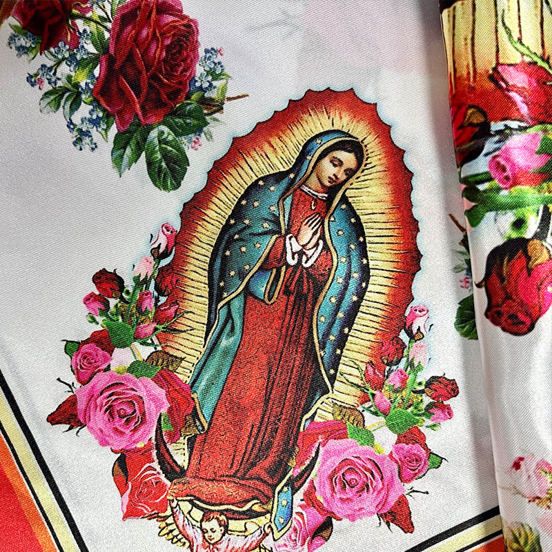 Wholesale Flower Colored Ding Western Scarves