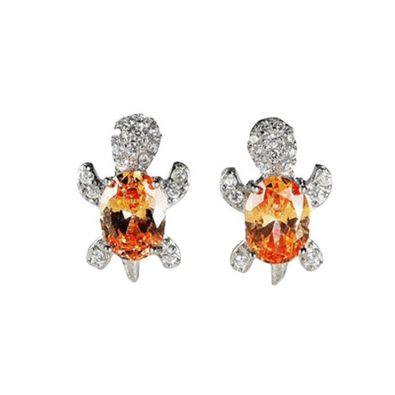 Wholesale Cartoon Turtle Alloy Earrings