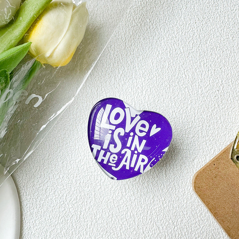 Wholesale Glass Love Phone Airbag Holder