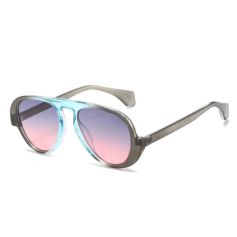 Wholesale PC Simple Contrast Color Sunglasses
