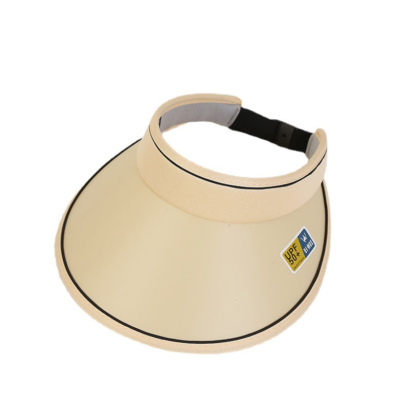 Wholesale Plastic Big Brim Sunshade Empty Hat