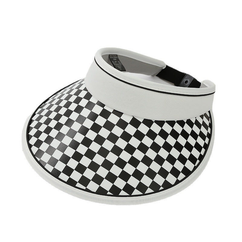 Wholesale Straw Checkerboard Beanie Hats