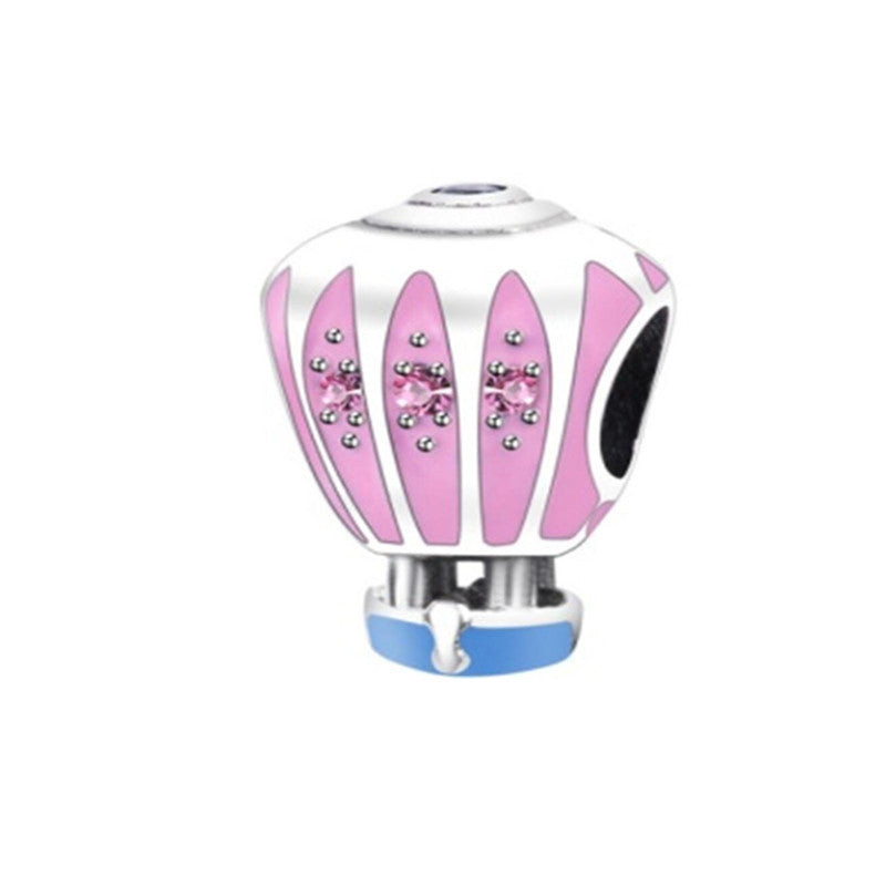 Wholesale 1×1.3CM Sterling Silver Accessories Beads