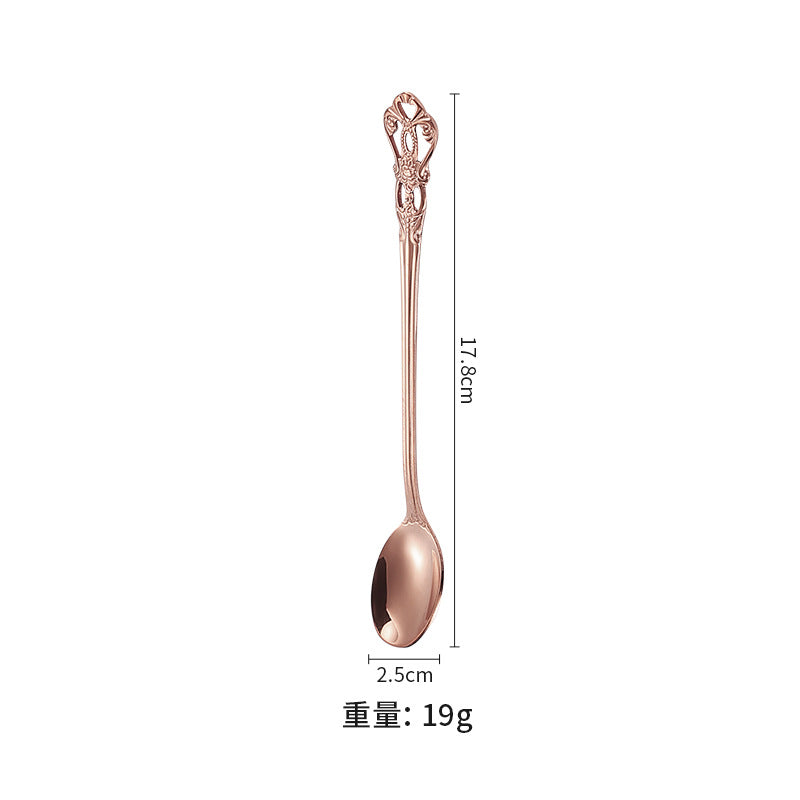 Wholesale Stainless Steel Long Handle Hollow Stirring Spoon