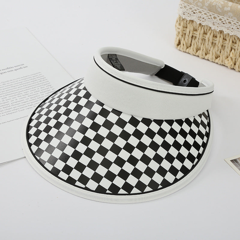 Wholesale Straw Checkerboard Beanie Hats