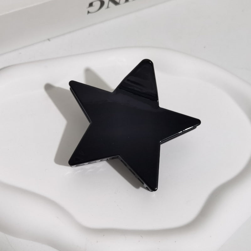 Wholesale Pentagram Acetate Hair Clips