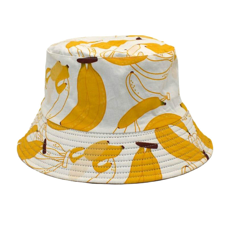 Wholesale Polyester New Banana Printing Fisherman Hat