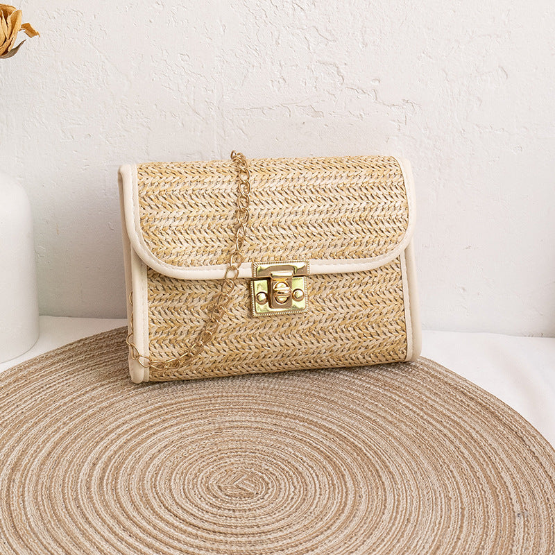 Wholesale Tassel Chain Straw Bags