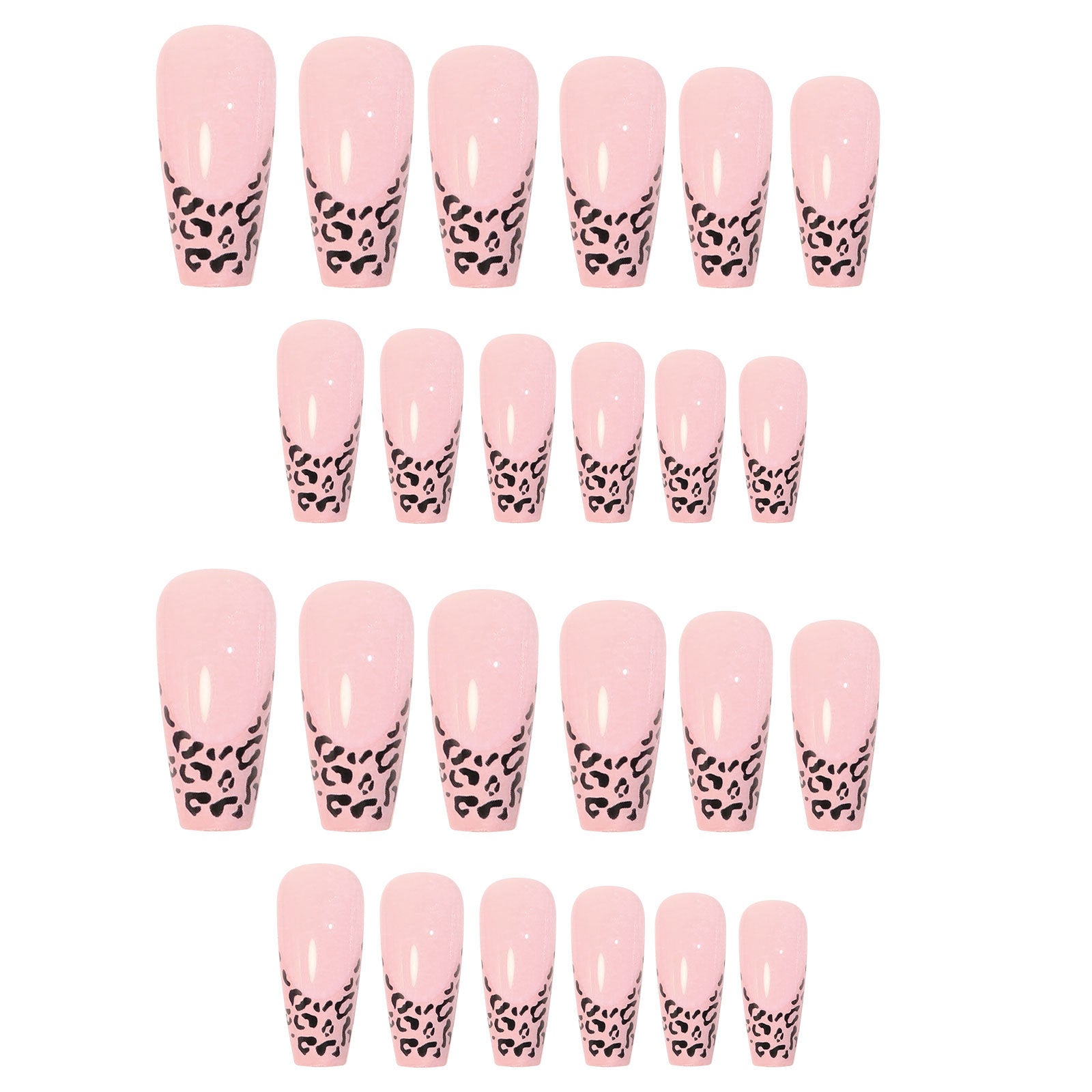 Arte De Uñas De Desgaste De Leopardo De Plástico al por mayor