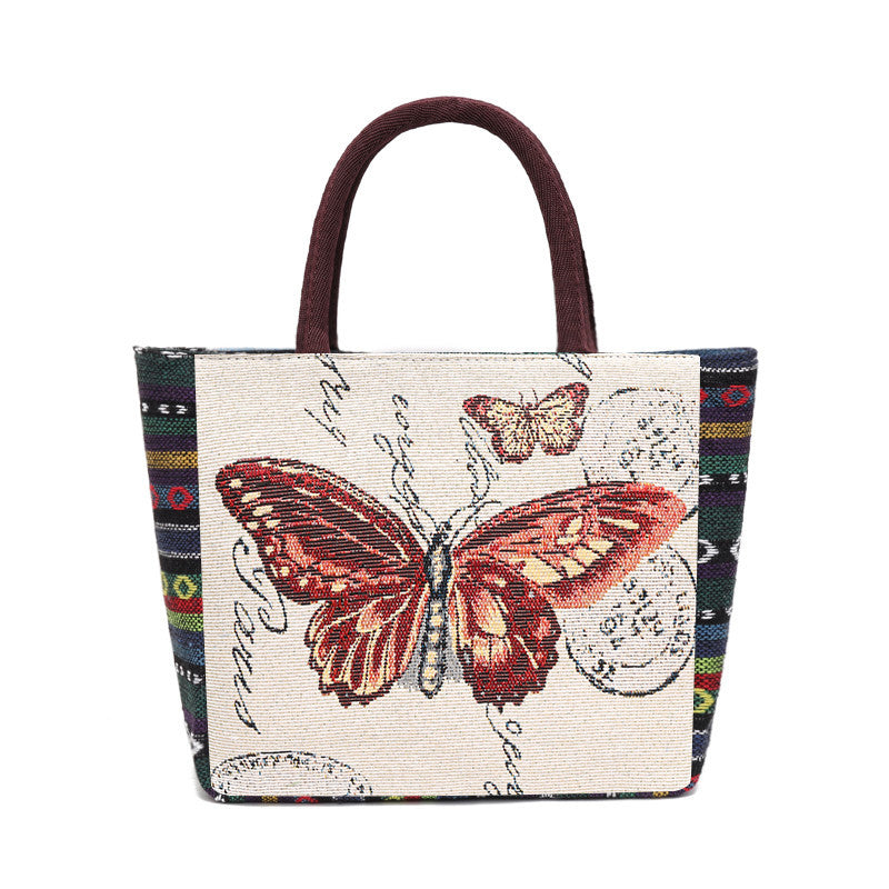 Wholesale Cotton and Linen Canvas Zipper Bag Small Cloth Bag