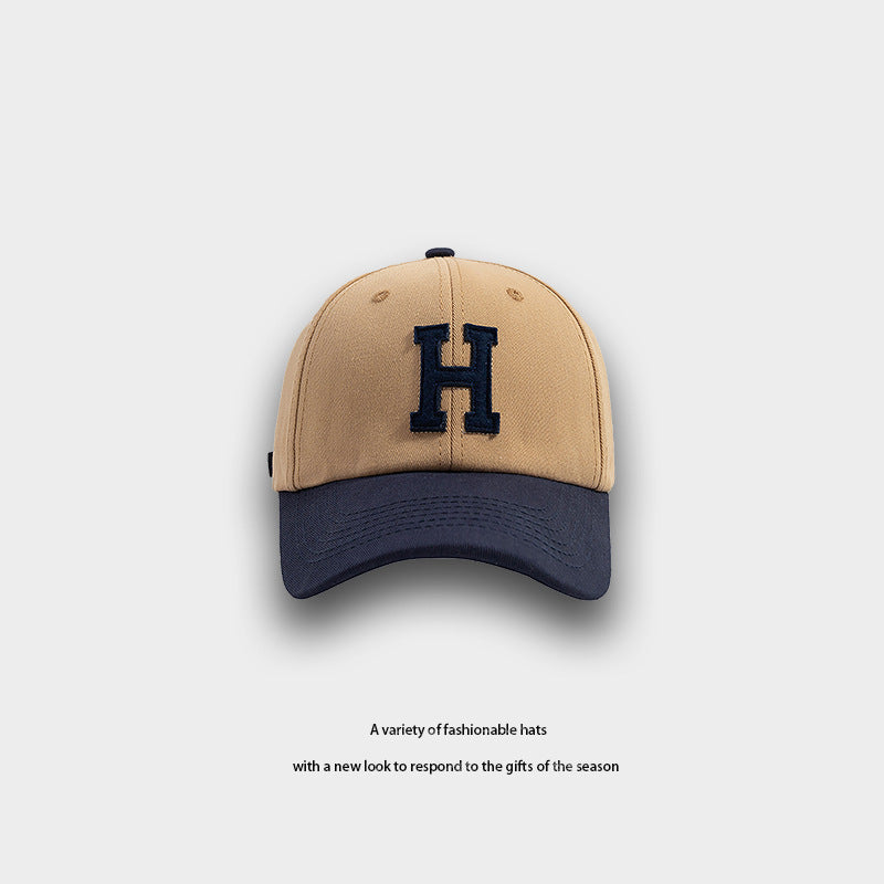 Wholesale H Alphabet Soft Top Cotton Hat