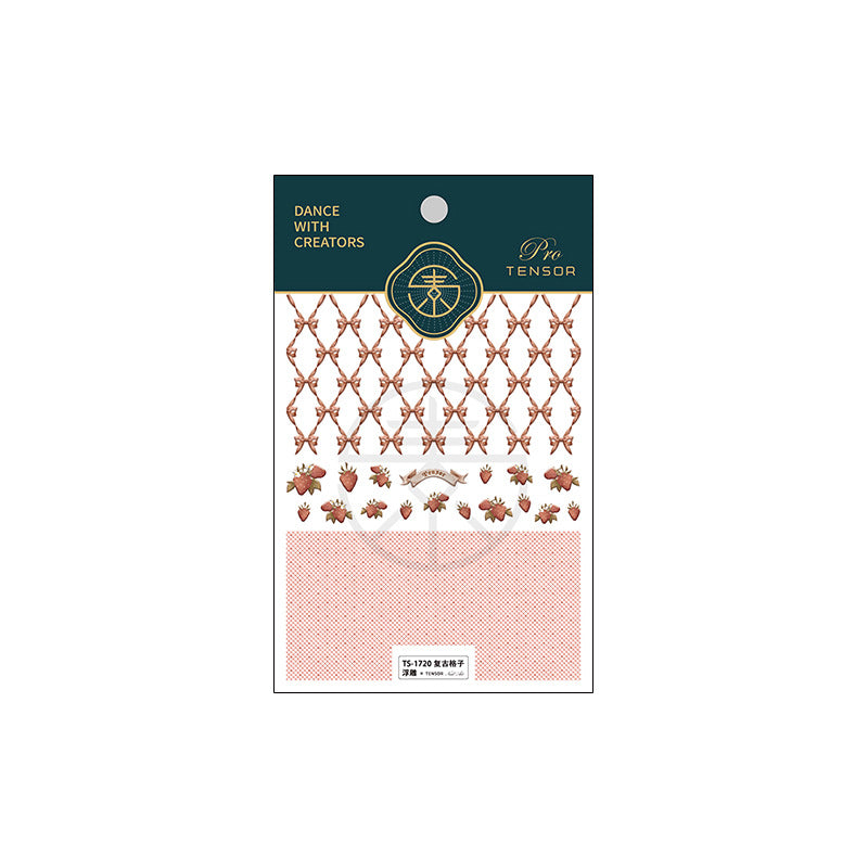 Wholesale Vintage Rabbit Plastic Nail Stickers