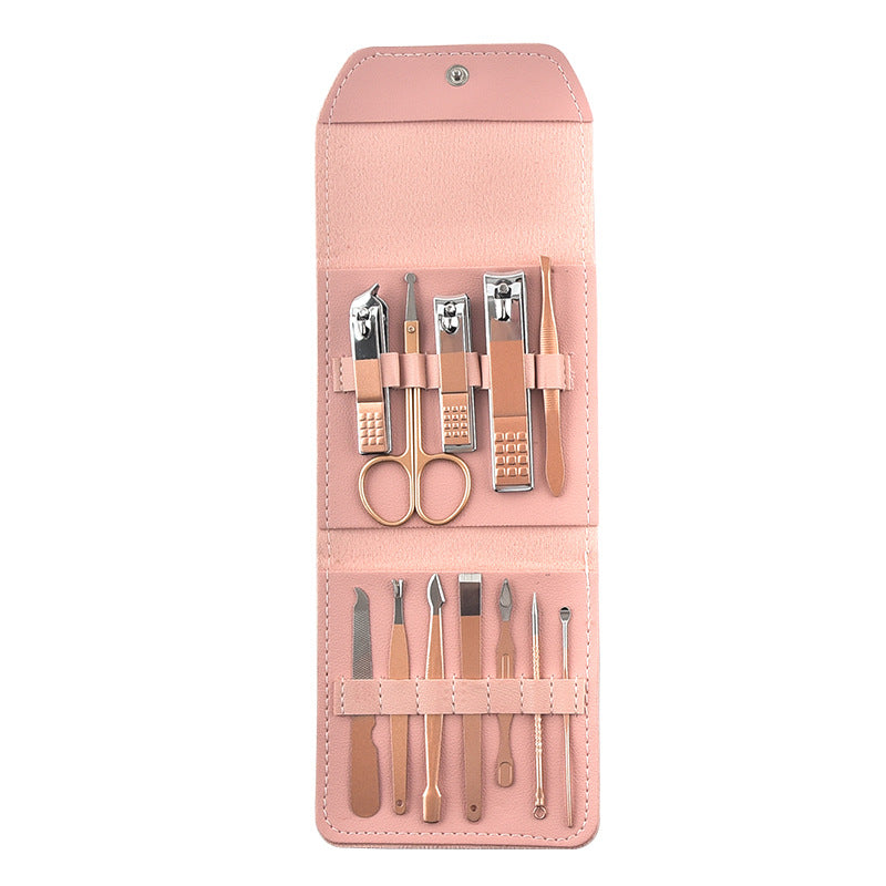 Wholesale Stainless Steel 12pcs Trimming Nail Tools Set