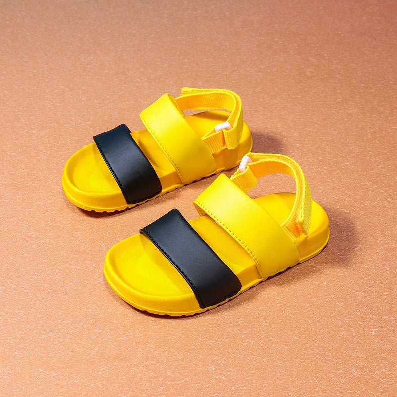 Wholesale PU Non-slip Kids Sports Sandals