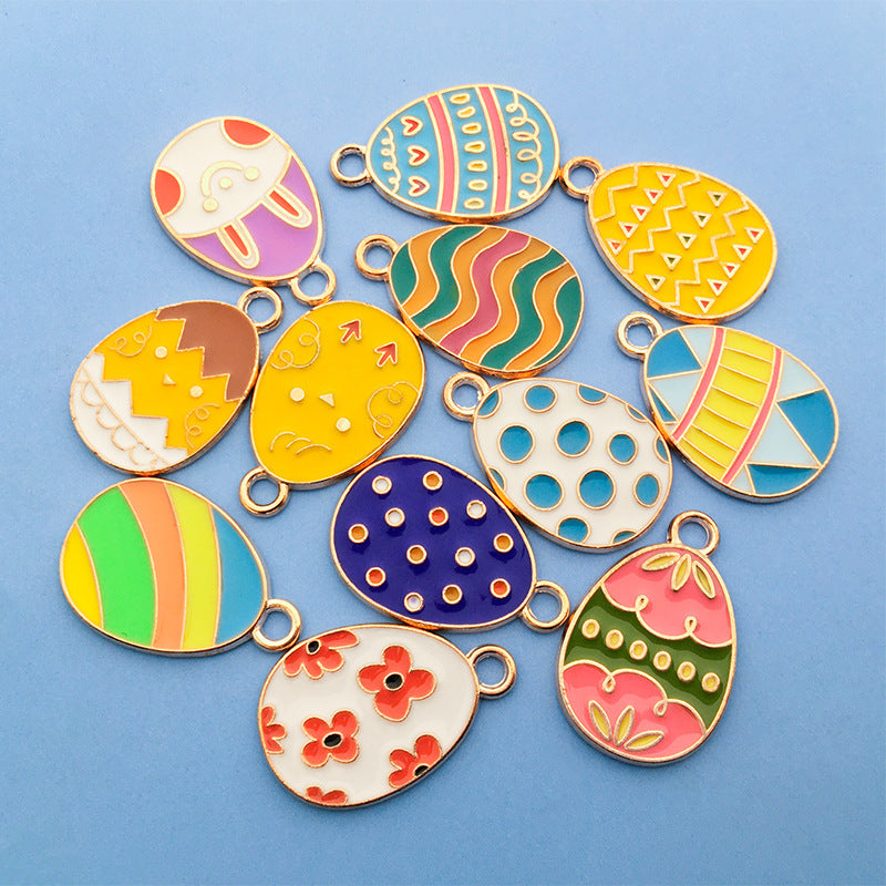Wholesale Alloy Easter Egg Charm