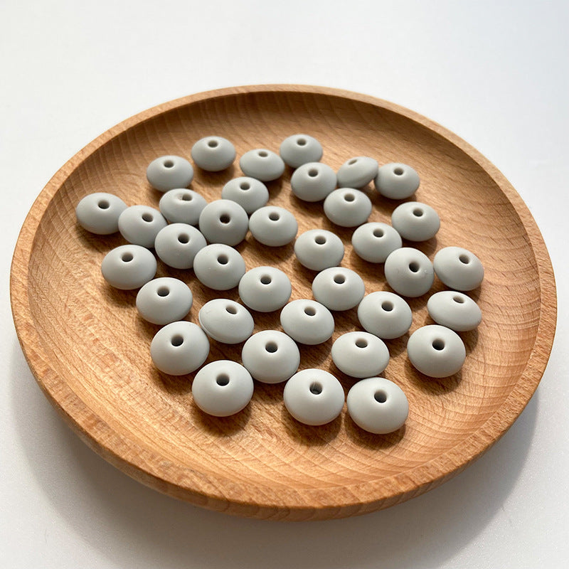 Wholesale 50PCS Small Beads 12MM DIY Abacus Beads Silicone