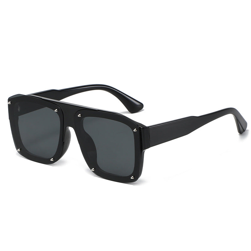 Wholesale PC Square Rivet Men Sunglasses