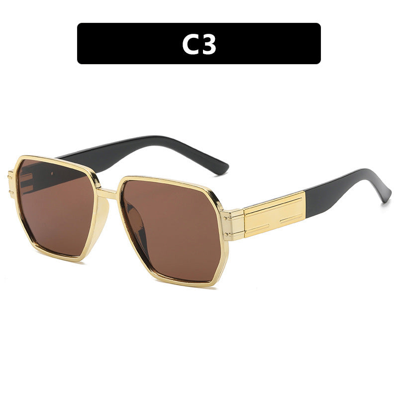 Venta al por mayor Gafas de sol de aviador de marco grande AC