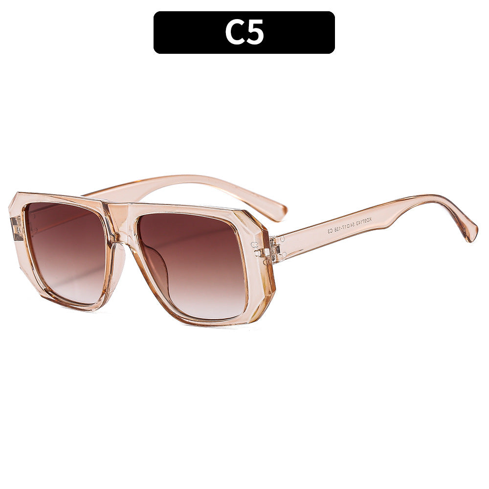 Wholesale Square Big Frame PC Sunglasses