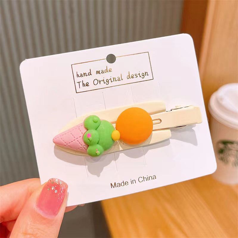 Wholesale Metal Ice Cream Cake Hairpins