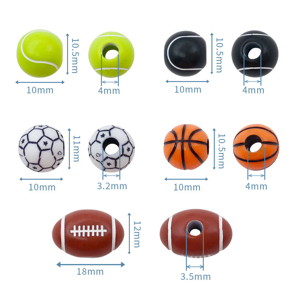 Wholesale 50PCS/Pack 10MM Acrylic Ball Beads