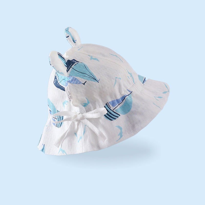 Wholesale Cotton Embroidered Baby Fisherman Hats