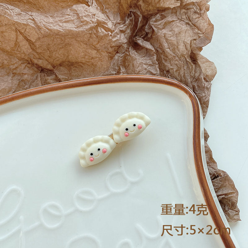 Wholesale Imitation Food Silicone Hair Clips