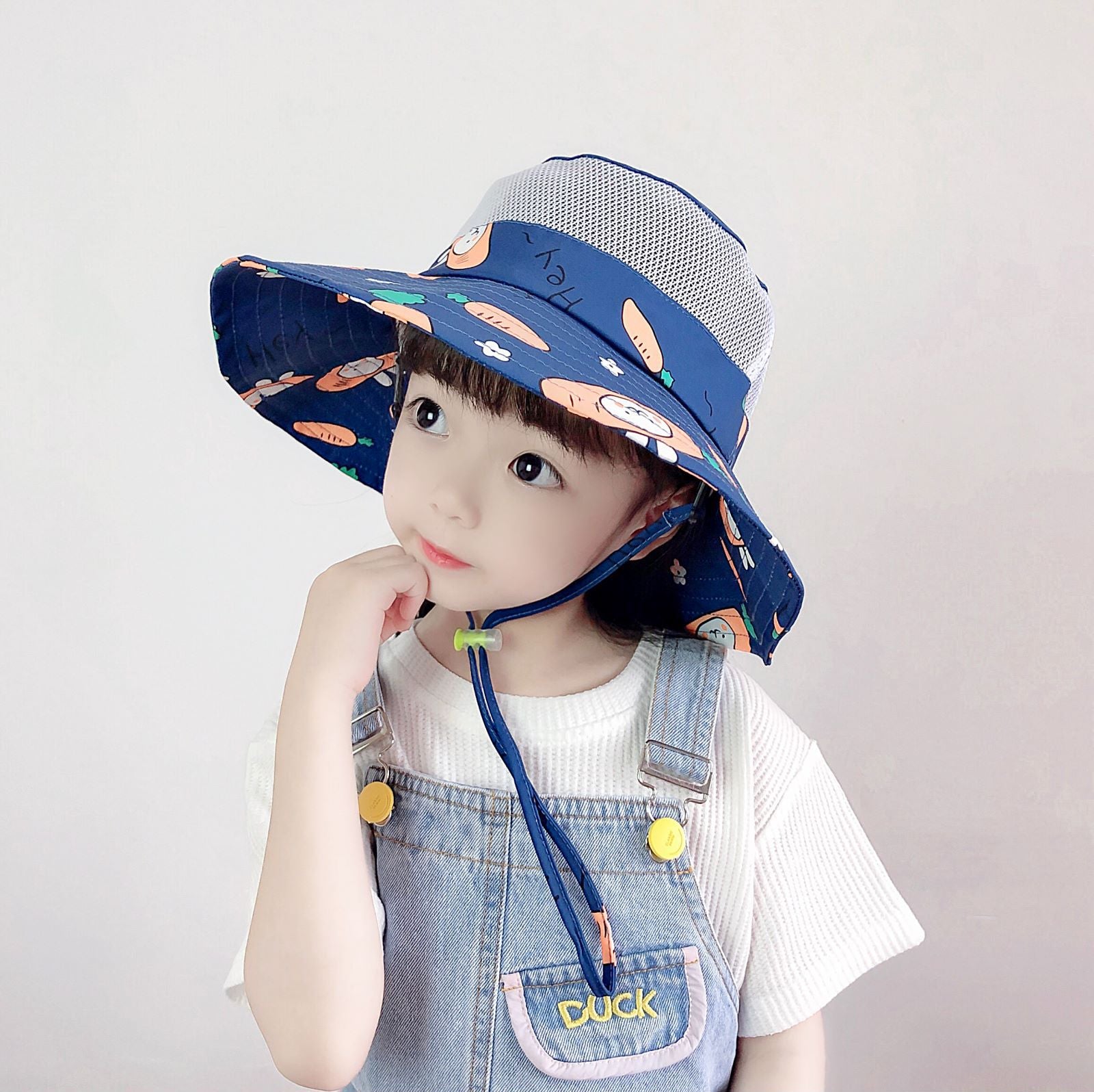 Sombreros de pescadores para niños resistentes al algodón de algodón al por mayor