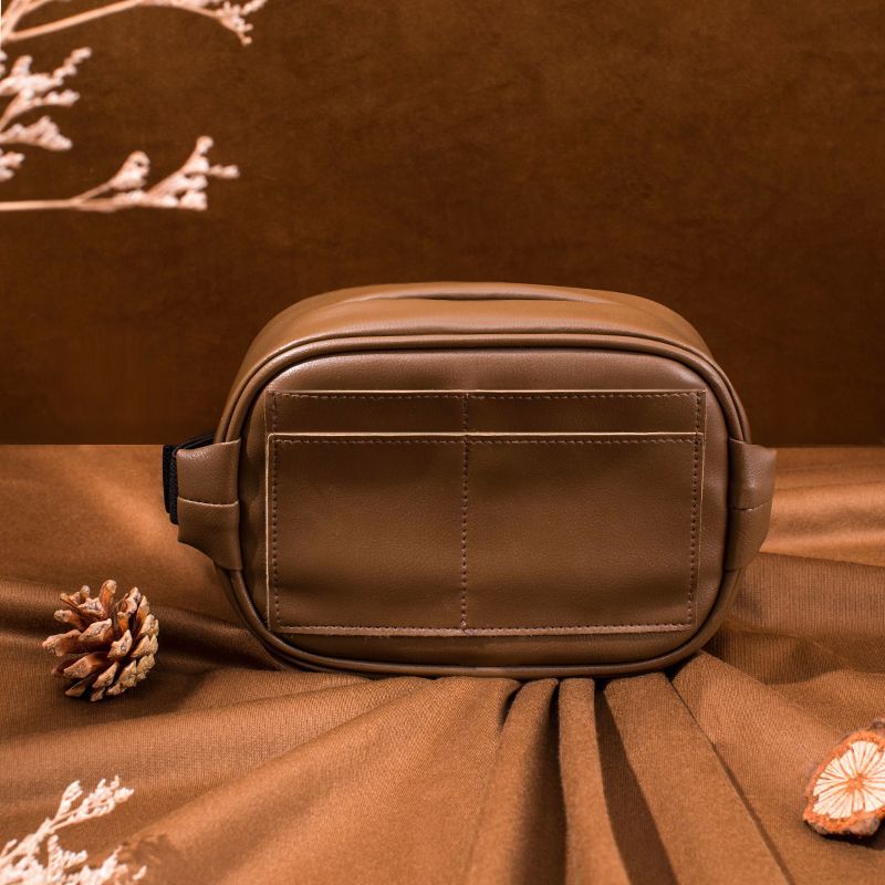 Venta al por mayor Caja de almacenamiento de cuero de tejido de coche