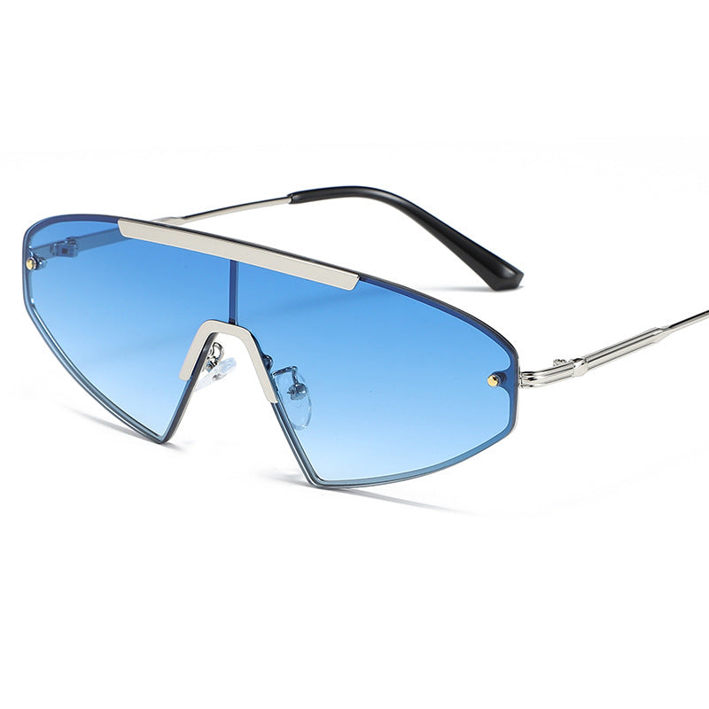 Wholesale PC One Piece Marine Sheet Metal Frame Sunglasses