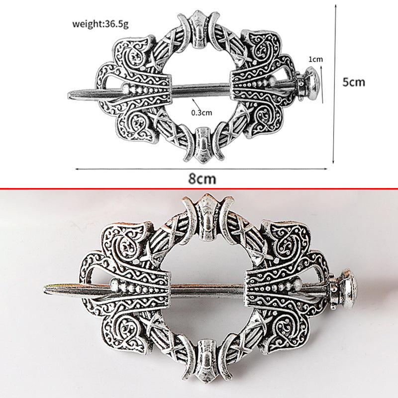 Wholesale Nordic Mythology Alloy Retro Hollow Out Hairpins