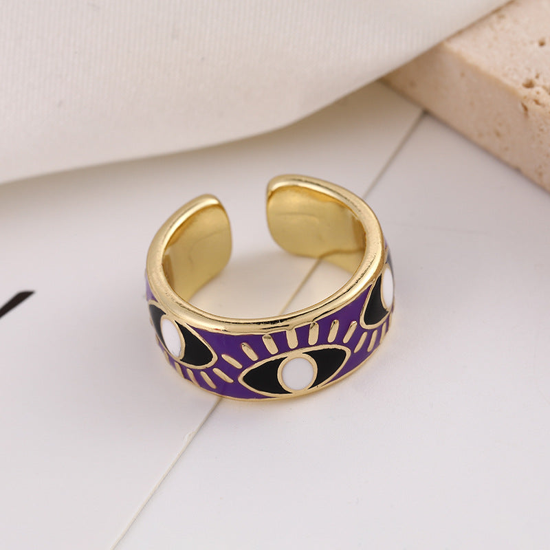 Wholesale Copper Devil Eye Ring