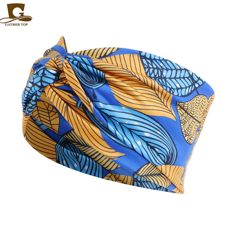 Wholesale Printed Cross Cloth Headband