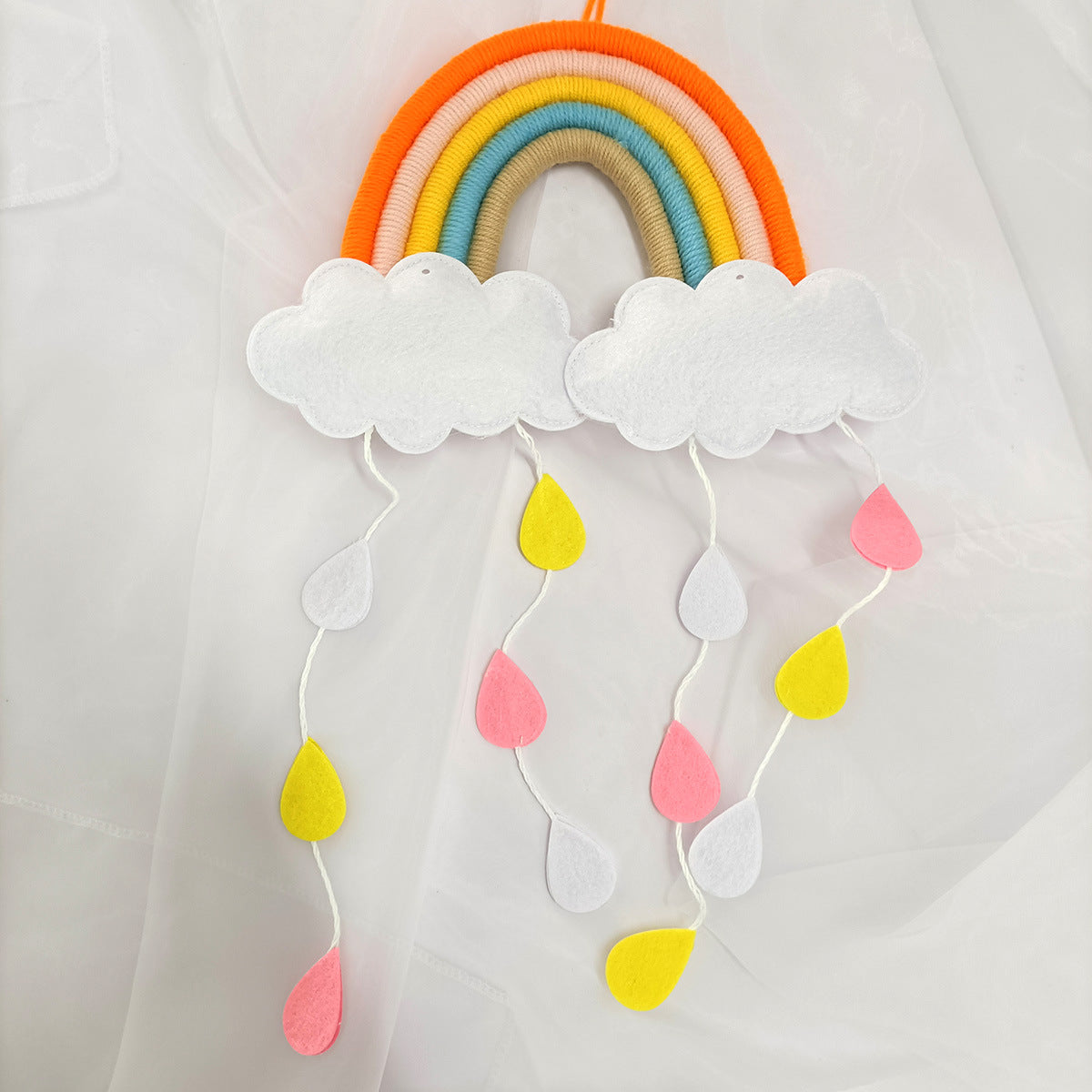 Colgante de pared al por mayor del arco iris de la gota de agua de la nube del hilo