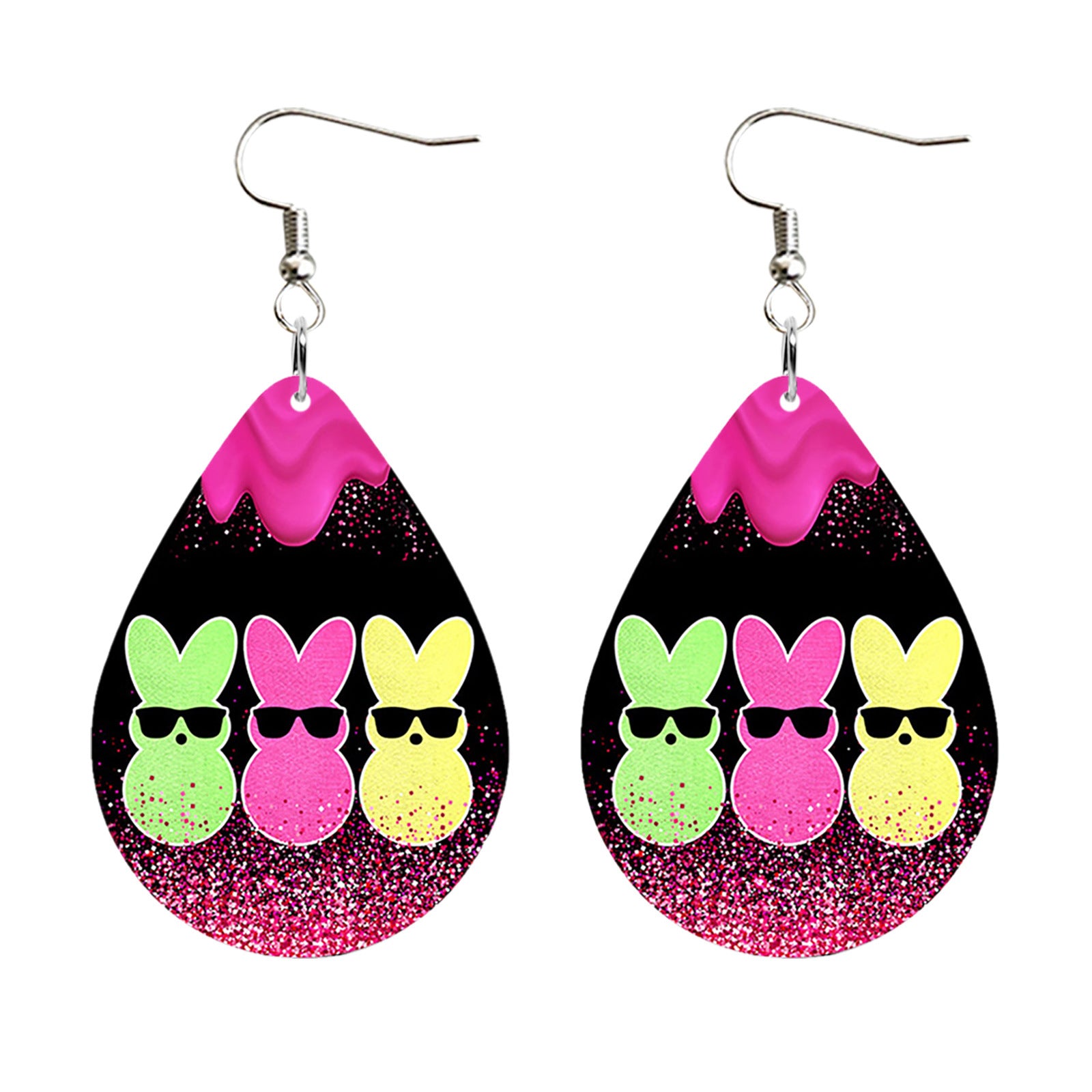 Pendientes De Acrílico De Conejito De Pascua al por mayor