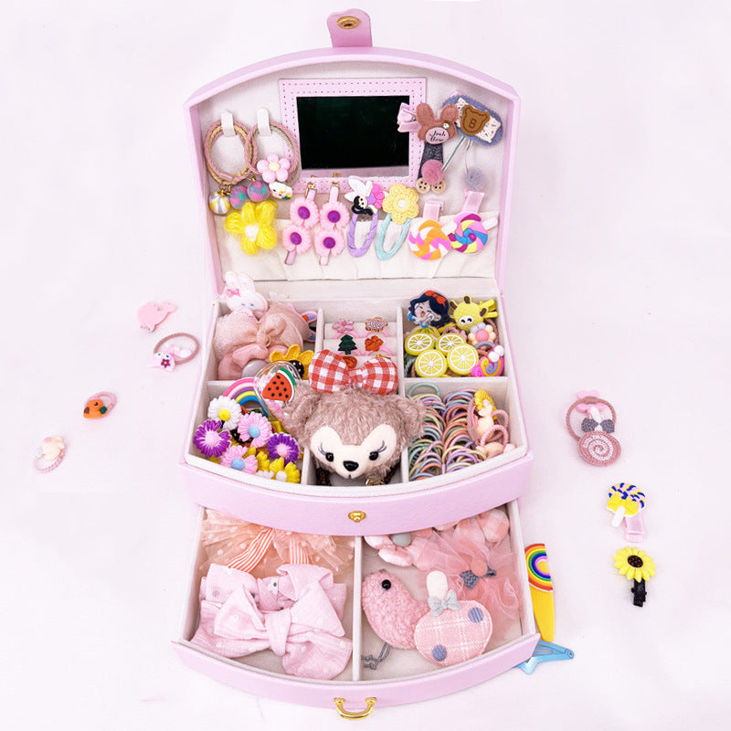 Caja de almacenamiento de PU de joyería para niños VWwholesale