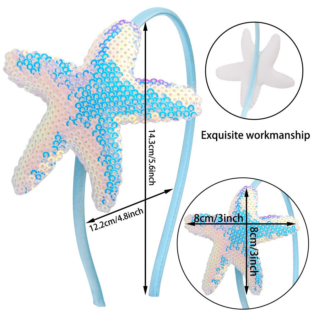 Linda Diadema De Resina De Estrella De Mar al por mayor