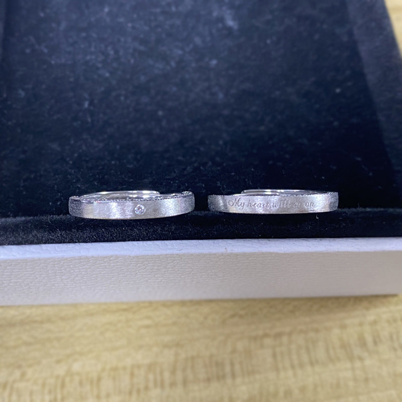 Anillos de pareja de plata esterlina al por mayor