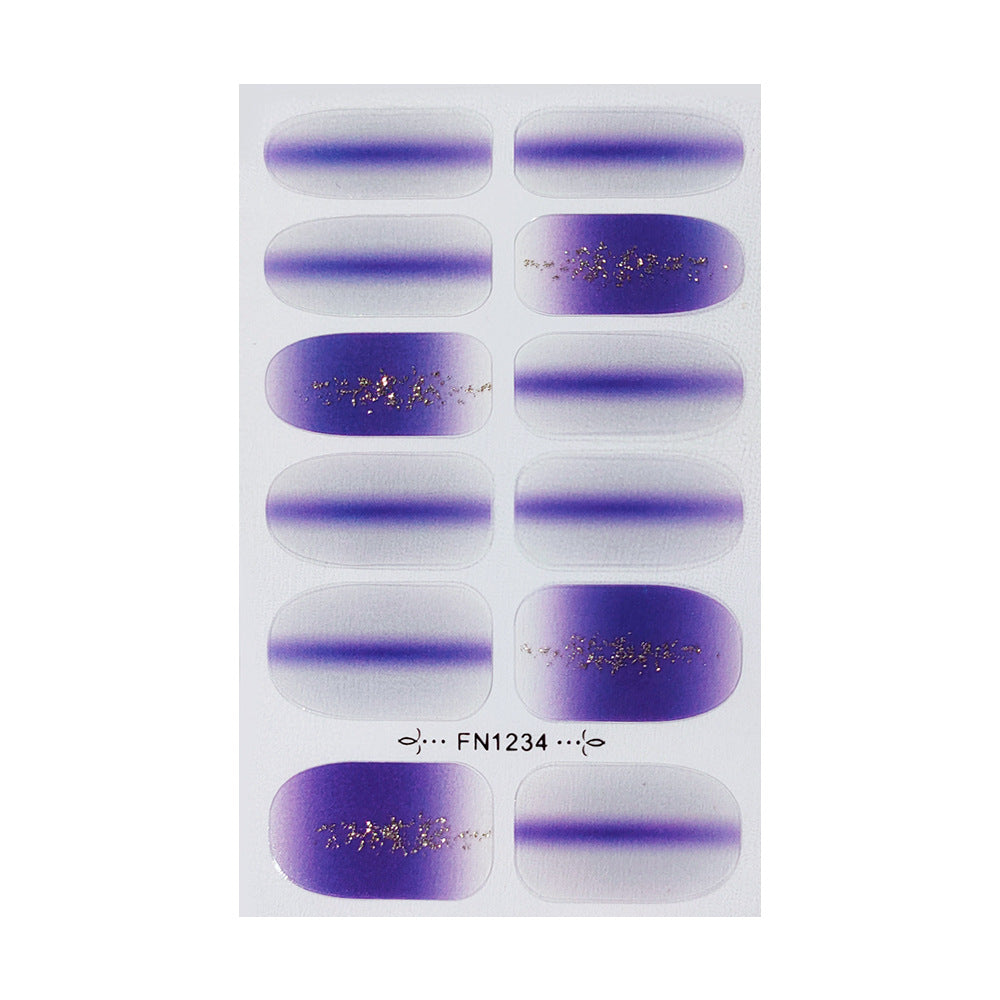 Wholesale Plastic Removable Nail Stickers