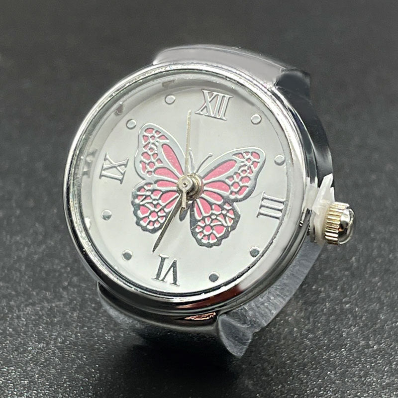 Reloj De Anillos De Mariposa De Acero Inoxidable al por mayor