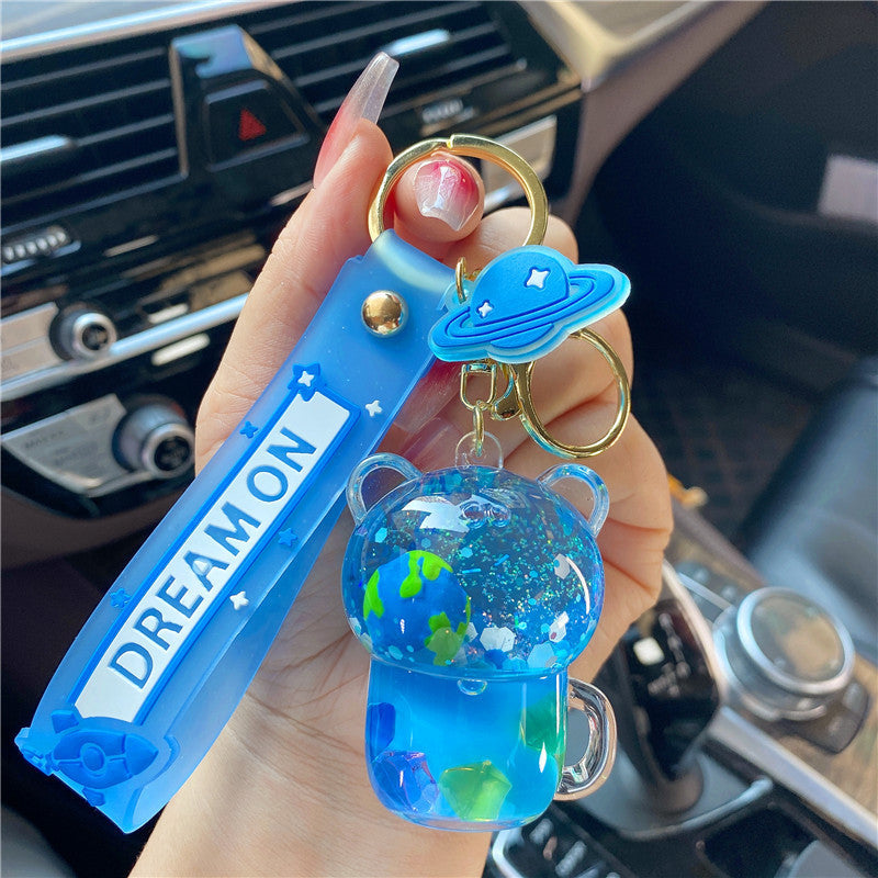 Luminoso acrílico al por mayor en aceite Earth Botella de botella flotante