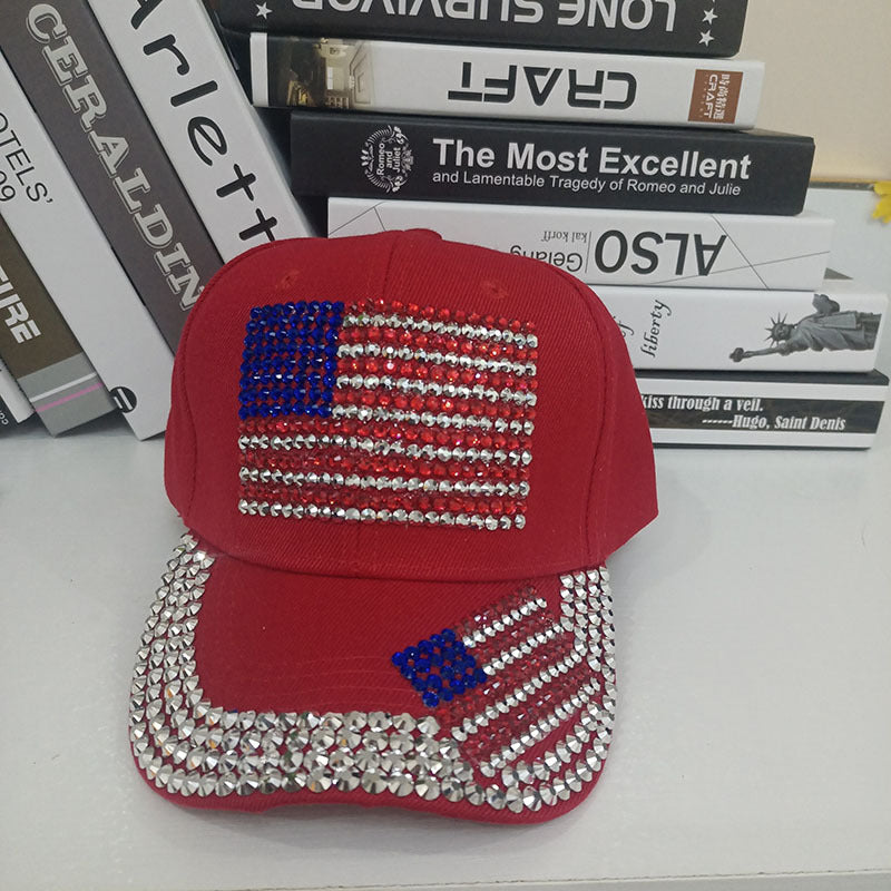 Wholesale Polyester American Flag Baseball Caps