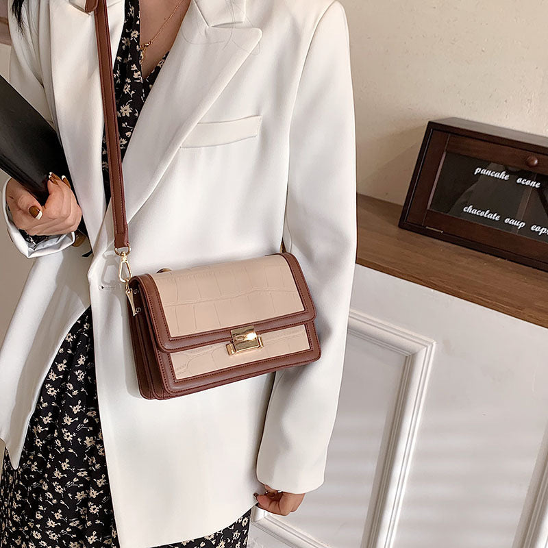 Bolso de hombro al por mayor PU Stone Patrón