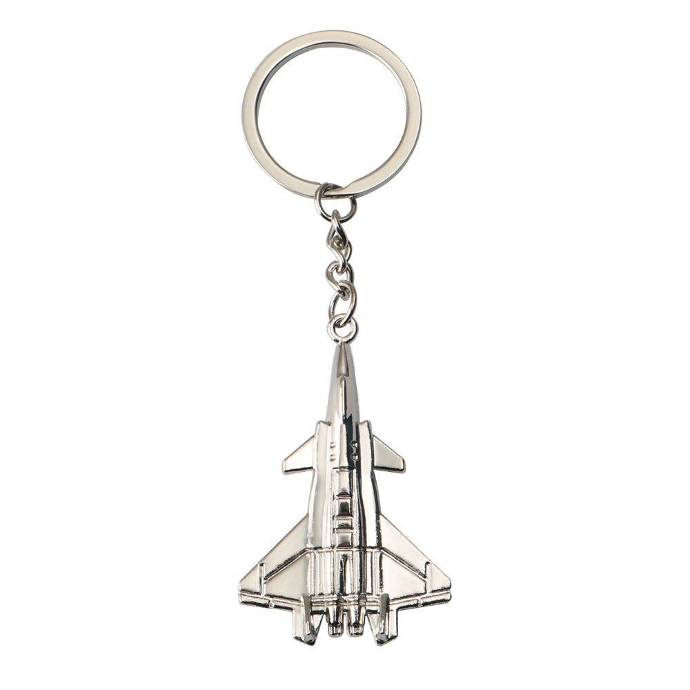 Modelo de avión al por mayor llavero de metal