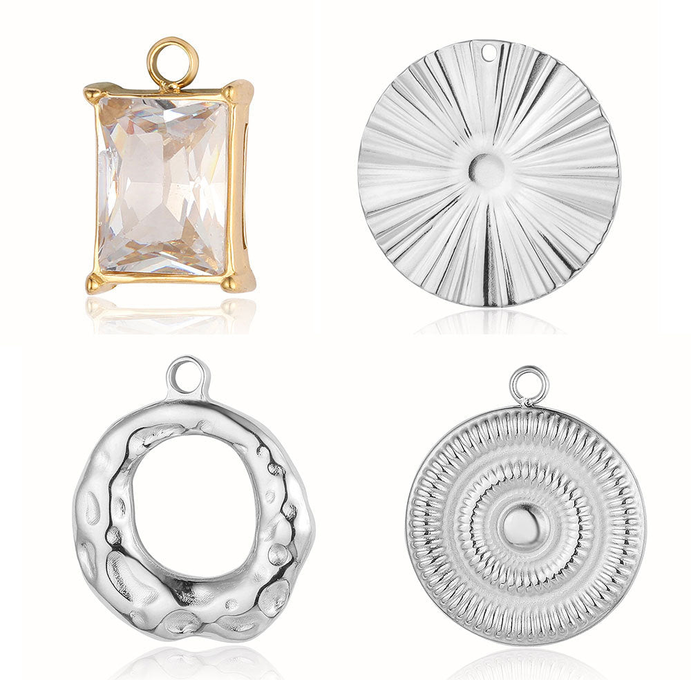 Wholesale Round Vintage Titanium Steel Necklaces